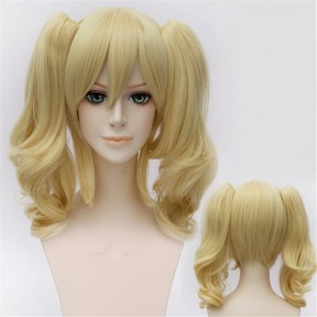 Косплей парик блонд (основа и 2 шиньона 45см)  харли квин